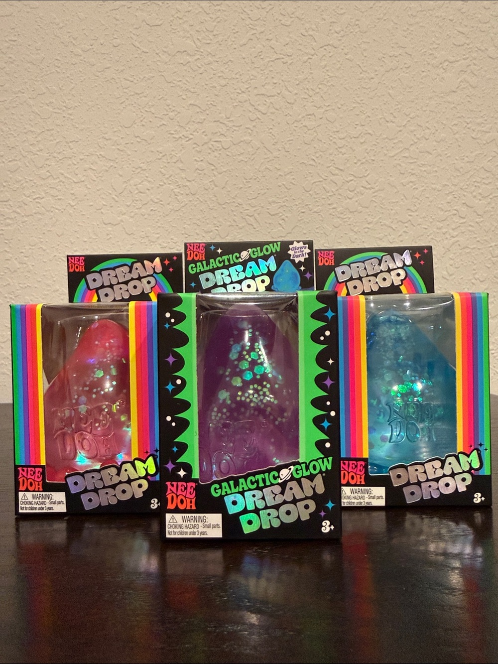 Needoh Assorted Dream Drops | Pink, Purple & Blue
